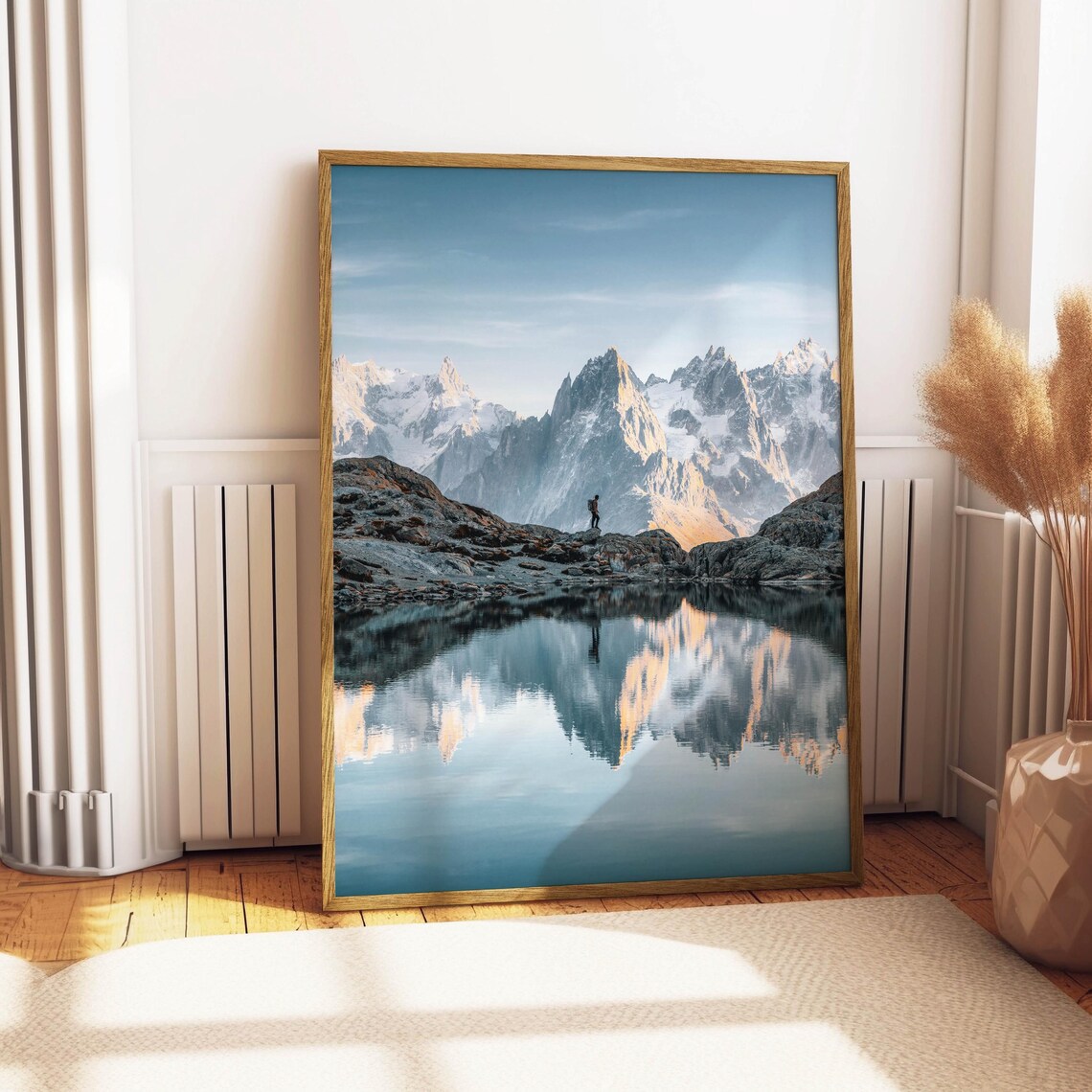 Lac Blanc Chamonix French Alps Landscape Art Print - Image 4