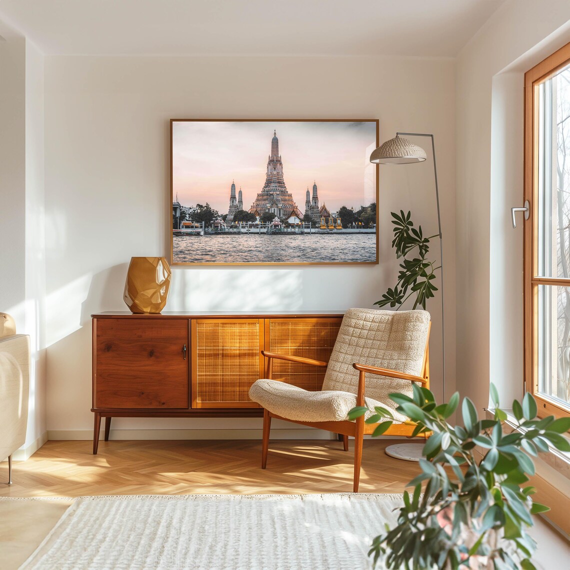 Wat Arun Sunset Bangkok Thailand Travel Poster - Image 5