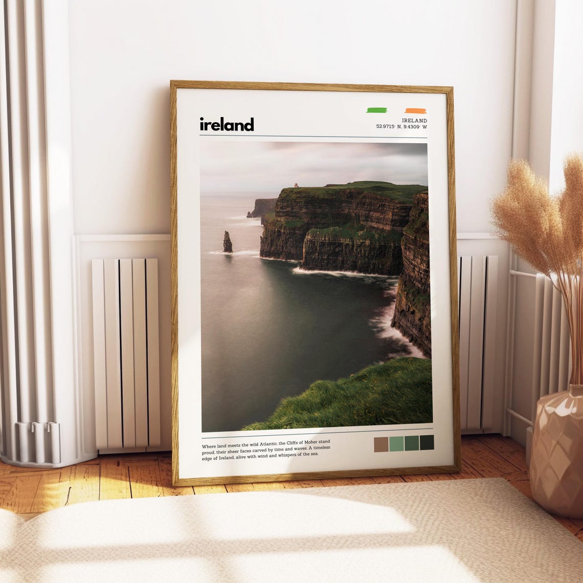 Cliffs of Moher Ireland Wild Atlantic Dramatic Coastline Poster - Image 4