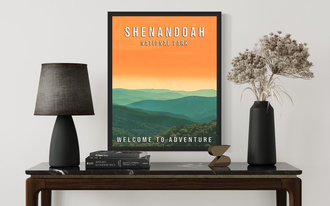 Shenandoah National Park Virginia Blue Ridge Sunset Travel Poster - Image 3