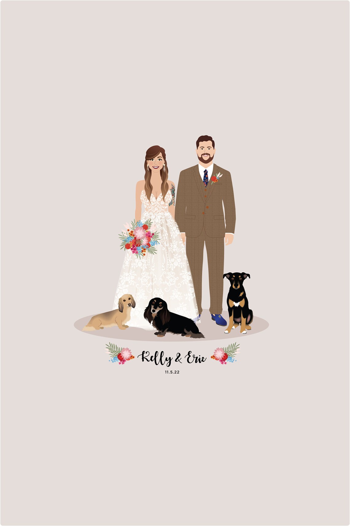 Wedding Guest Book Alternative, Portrait Poster - Image 2