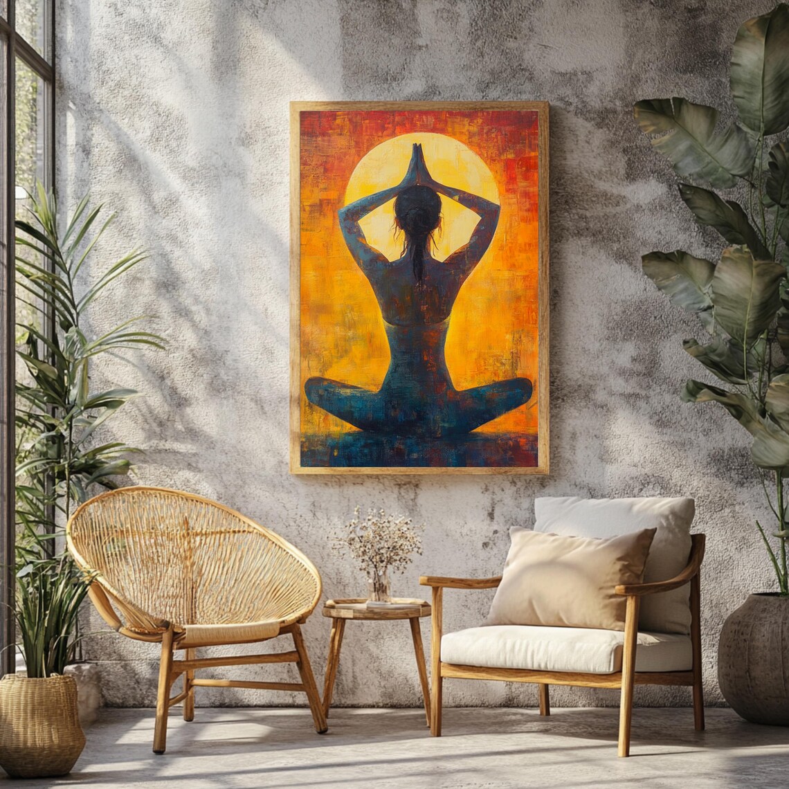 Yoga Boho Spiritual Home Decor Art - Image 3