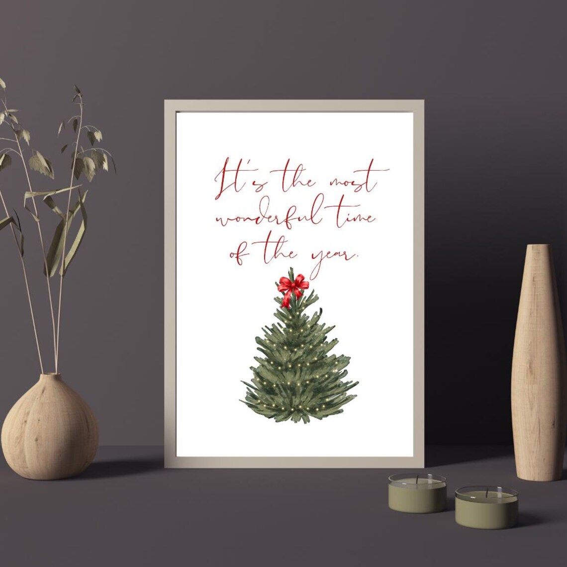 Its The Most Wonderful Time Of The Year Christmas Tree Poster - Image 2