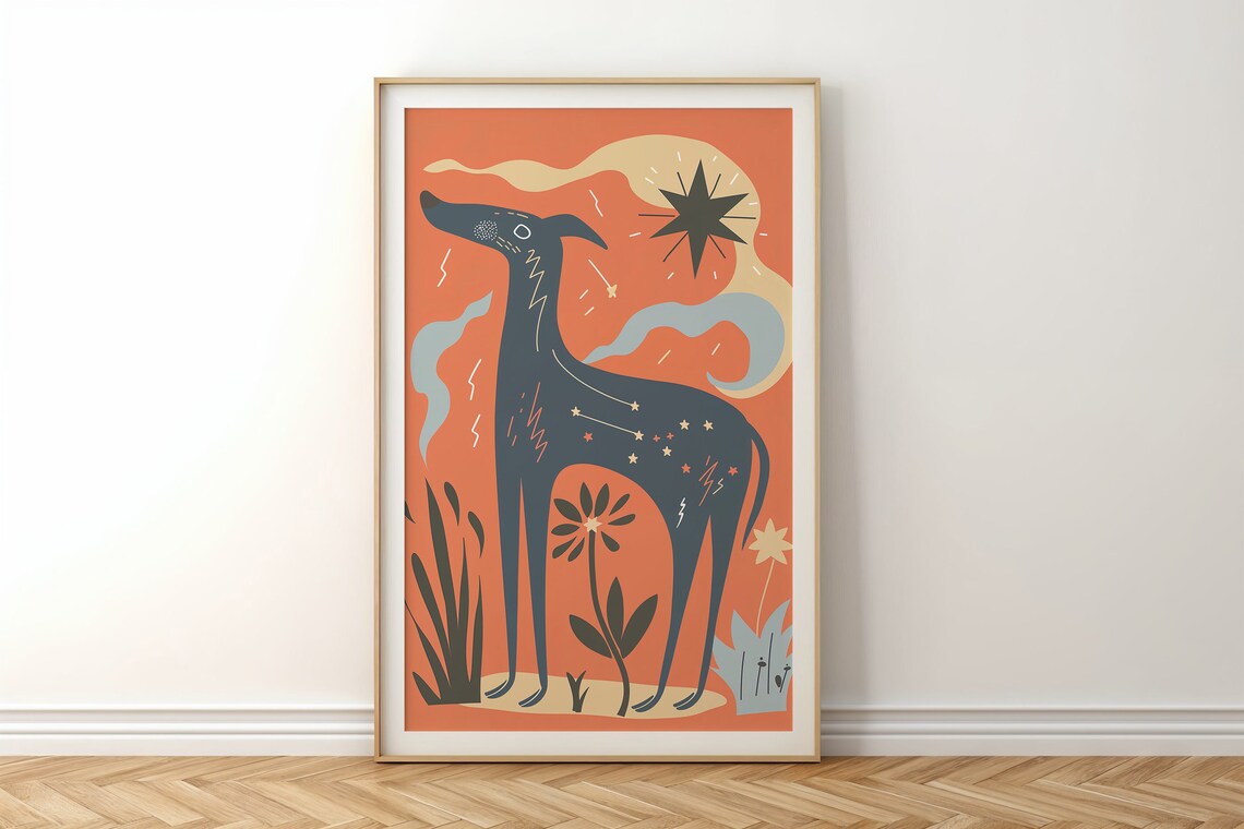 Playful Shapes and Animals Nursery Art Print - Image 6
