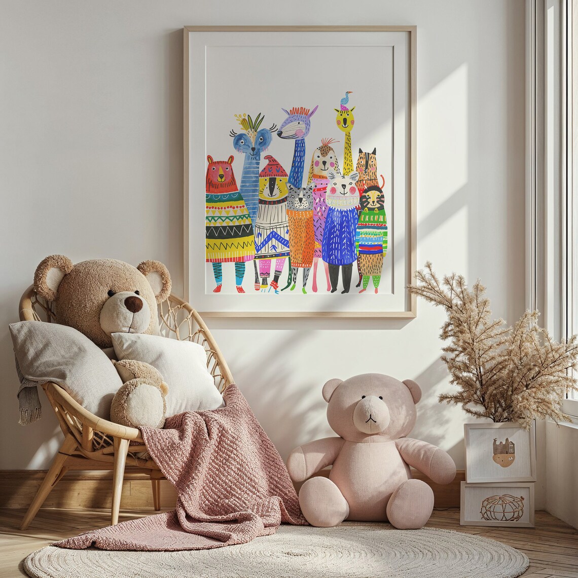 Safari Animals Nursery Art Print, Kids Room Decor - Image 4
