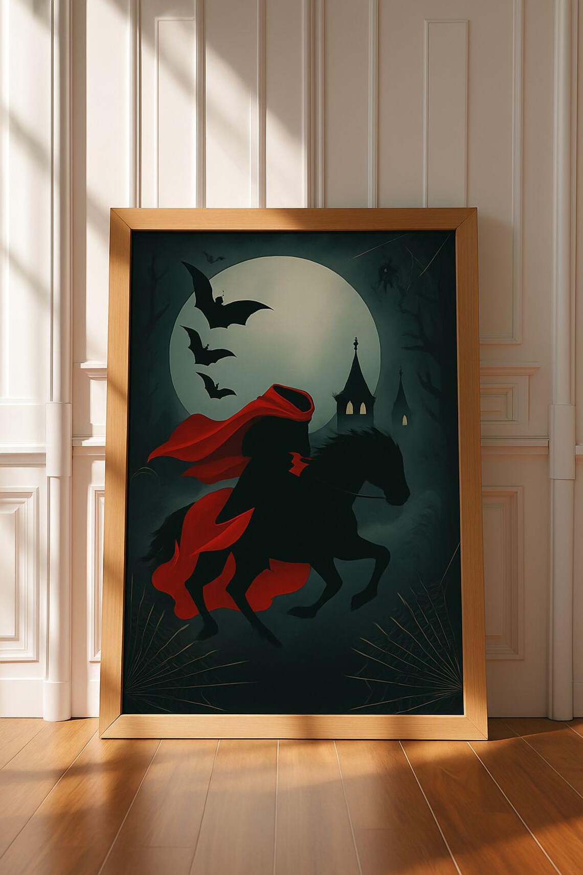 Headless Horseman Halloween Poster Wall Art
