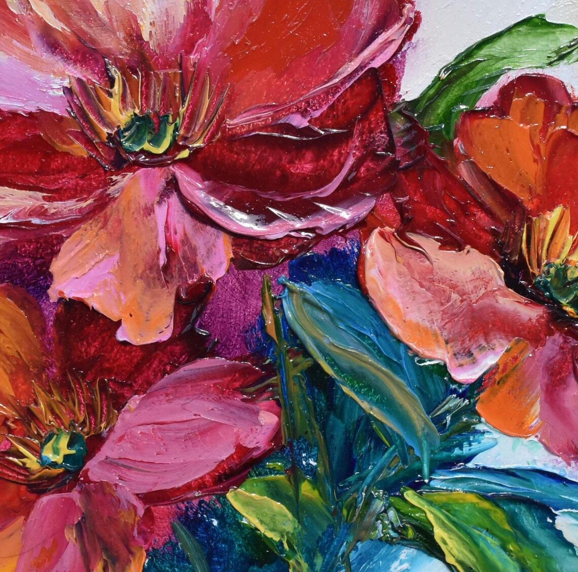 Wildflower Bouquet In Terracotta Vase On Windowsill Art Poster - Image 5