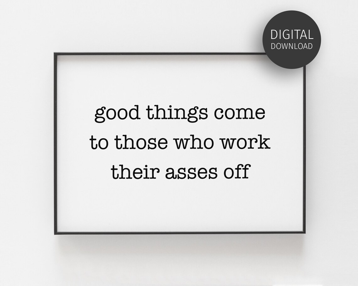Motivational Entrepreneur Quote Classroom Art Print