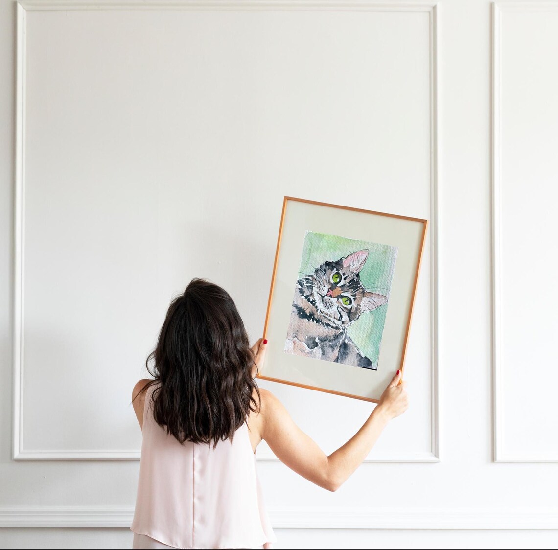 Custom Watercolor Pet Portrait, Personalized Gift - Image 3