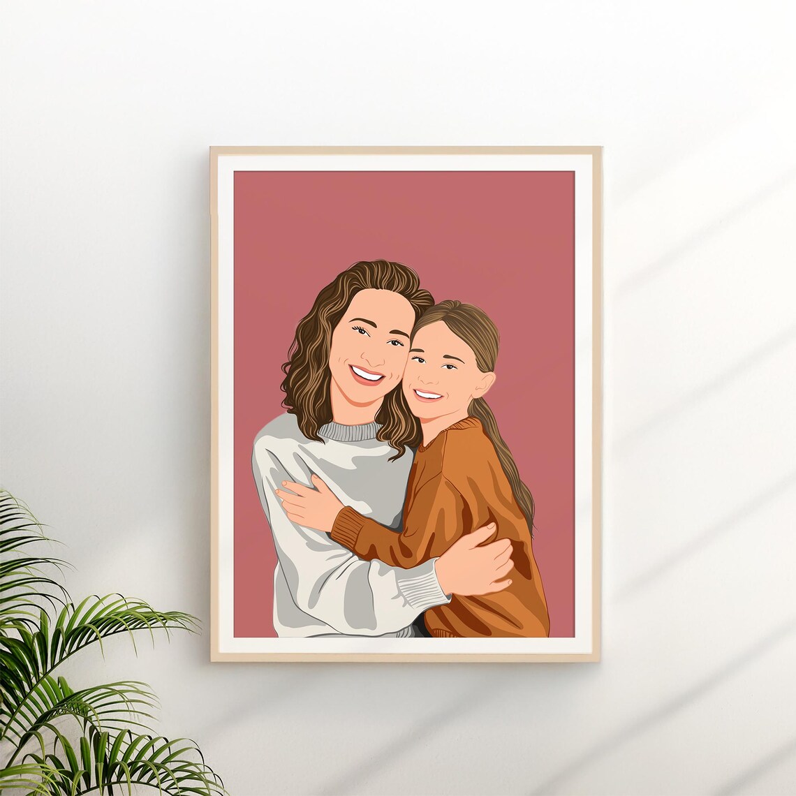 Personalized Family Illustration, Mother's Day Gift - Image 3