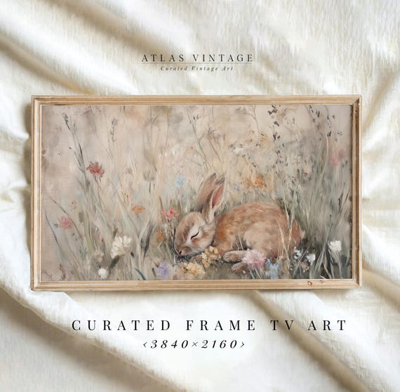 Vintage Easter Day Frame Tv Art Set Spring Frame Tv Bundle Farmhouse Easter Decor Spring Theme Screensaver Set