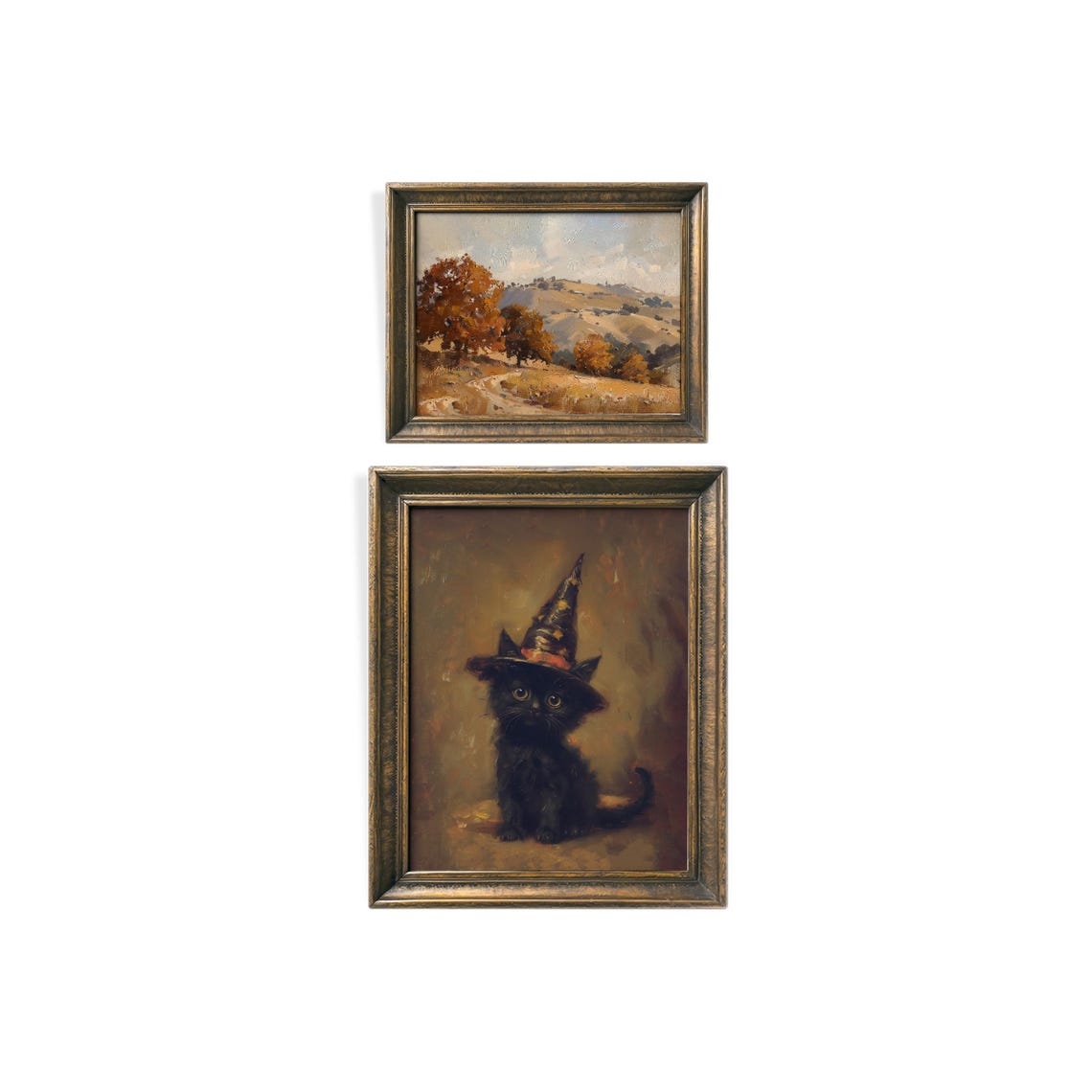 Halloween Gallery Wall Set of 10 Moody Fall Spooky Scenes Poster - Image 3