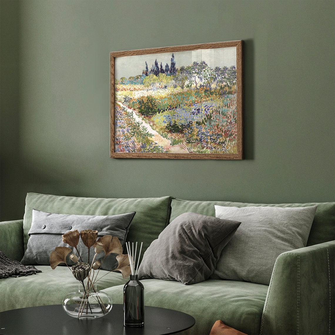 Vintage Flower Garden Painting Frame Tv Art Floral Landscape Frame Tv Flower Field Tv Screensaver Country Farmhouse Spring Dcor - Image 4