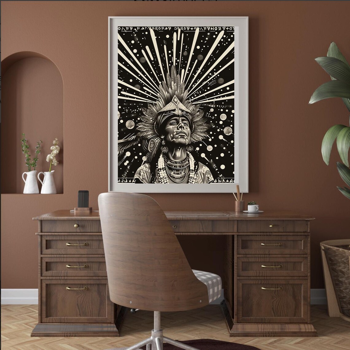 Vintage Ayahuasca Guide Art Print, Psychedelic Illustration - Image 2