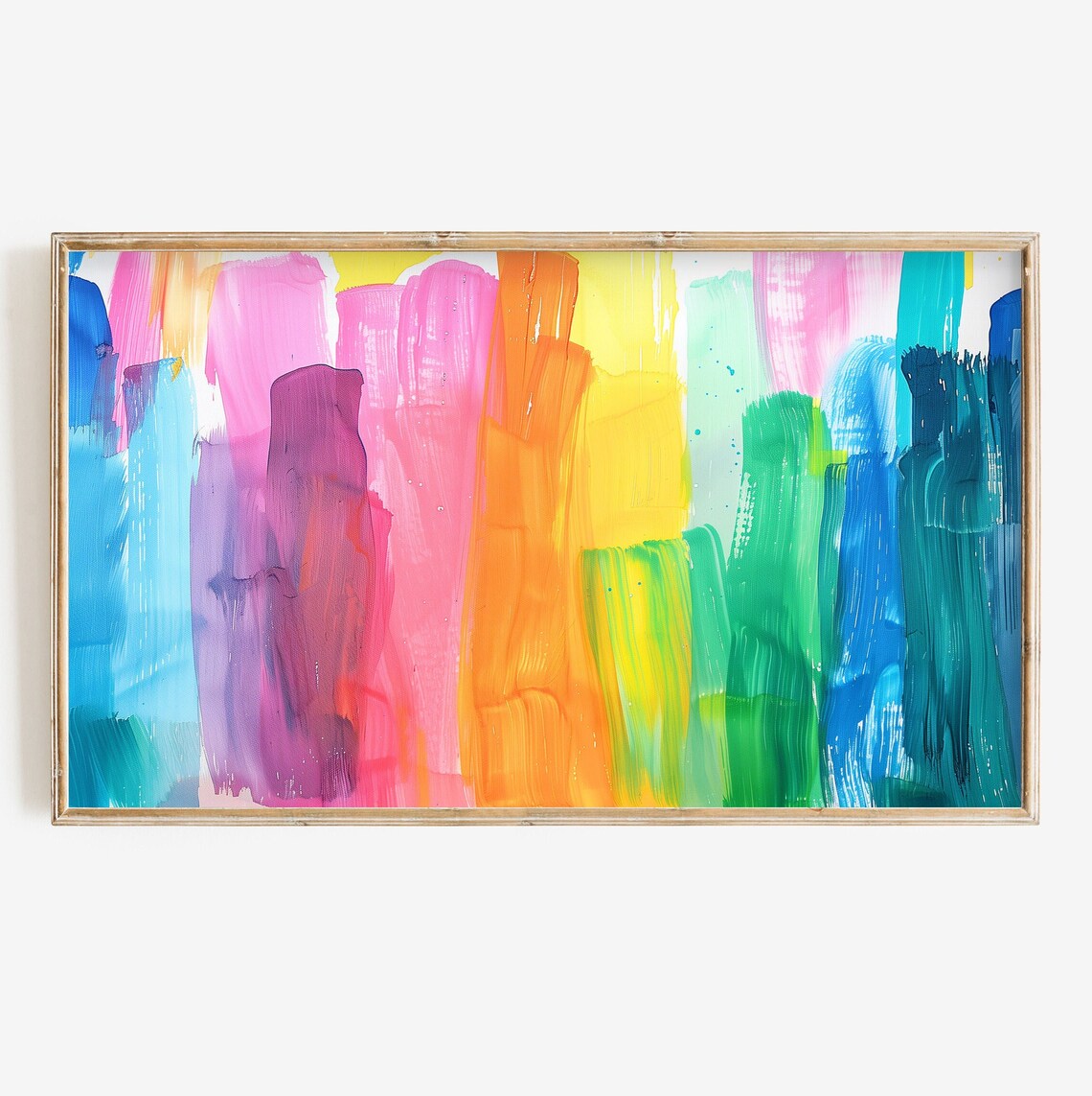 Pride Month Rainbow Colorful Pride Decor Art Print