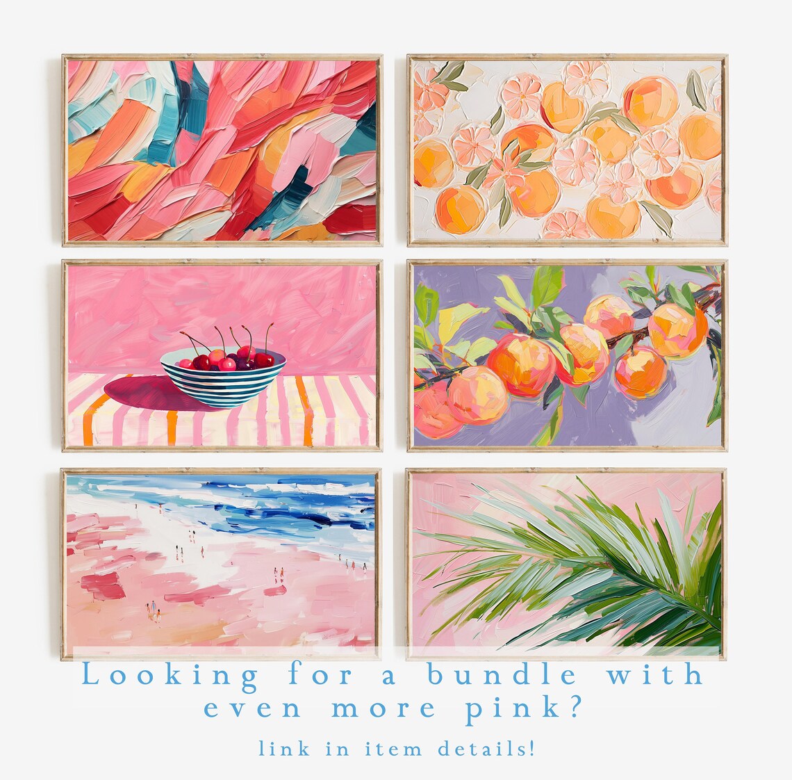 Tropical Palm Leaf Painting, Colorful Summer Art Print - Image 2