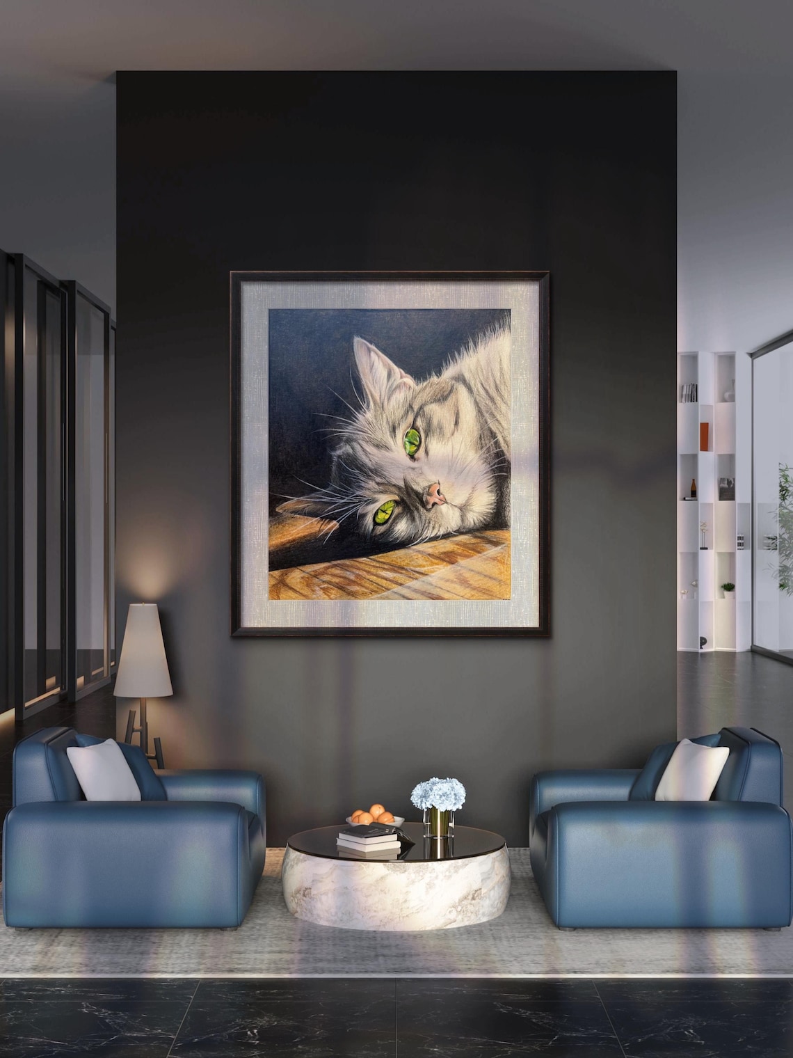 Custom Pet Portrait From Photo, Pet Remembrance Gift - Image 3