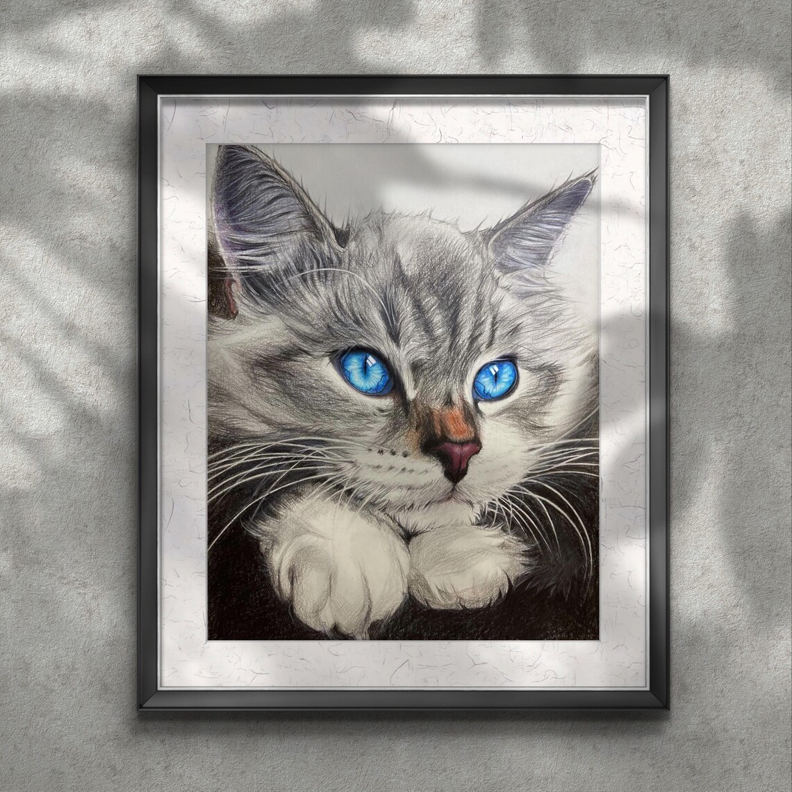 Custom Pet Portrait From Photo, Pet Loss Gift