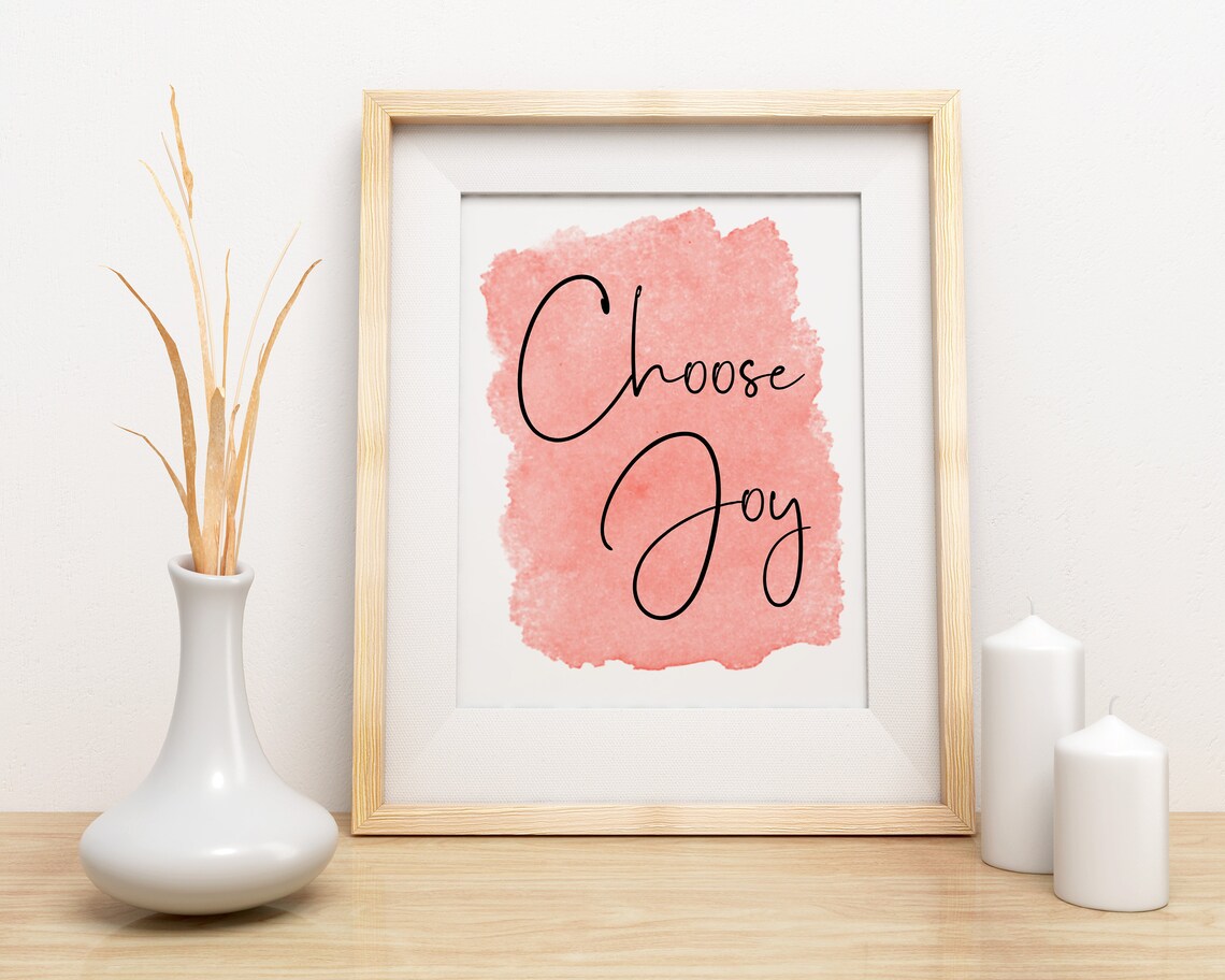 Choose Joy Inspirational Words, Positive Quote Decor - Image 3