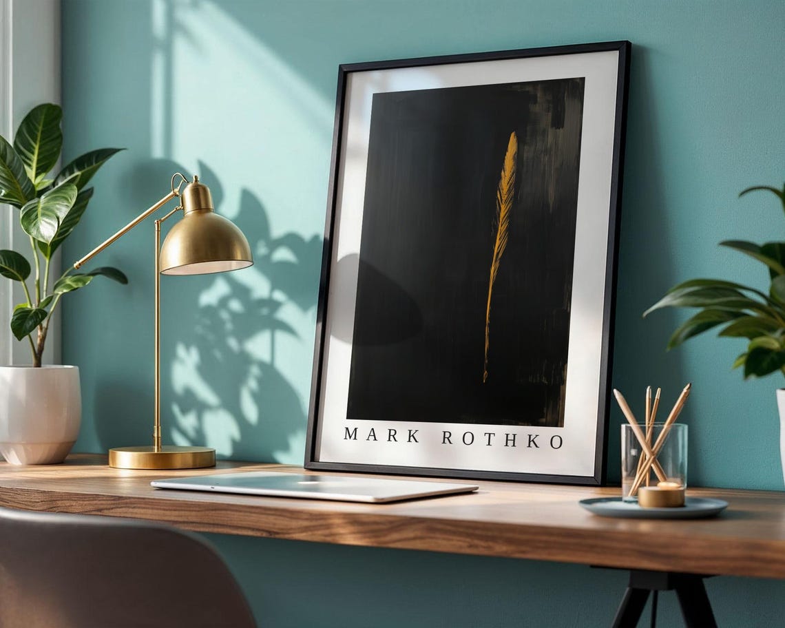 Mark Rothko Poster Abstract Expressionism Color Field Print Mark Rothko Print Modern Abstract Museum Poster Modern Wall Decor - Image 2