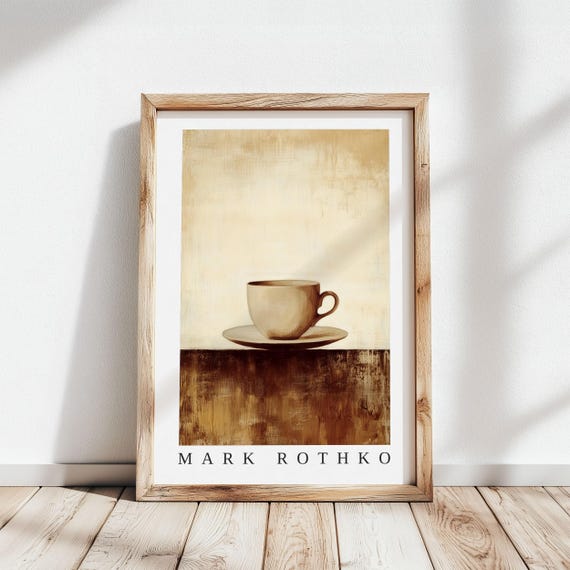 Mark Rothko Abstract Expressionism, Museum Poster