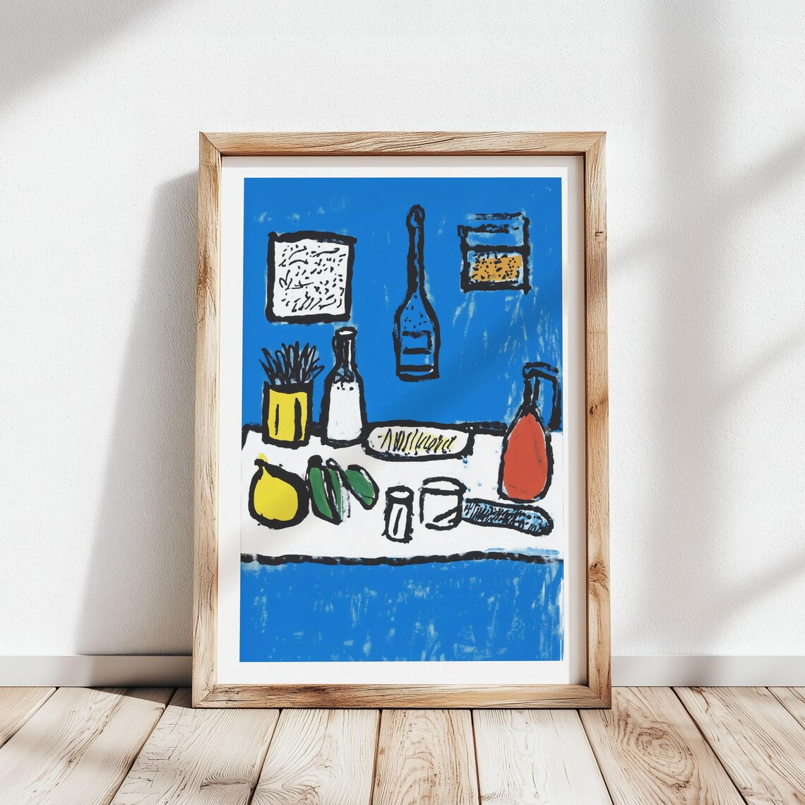 Retro Diner Italian Kitchen Wall Art Poster