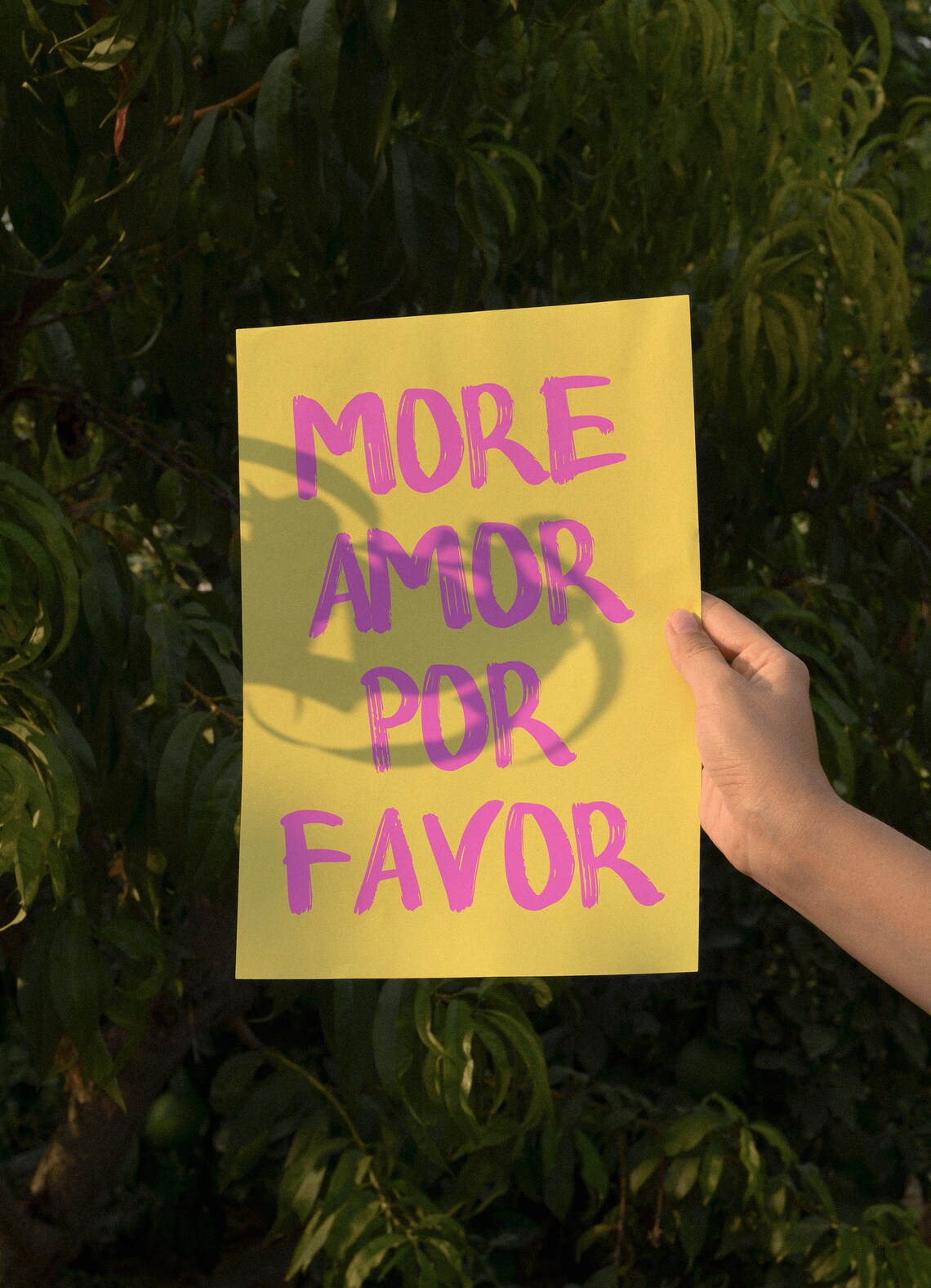 More Amor Por Favor Quote Art Print, Preppy Decor - Image 3