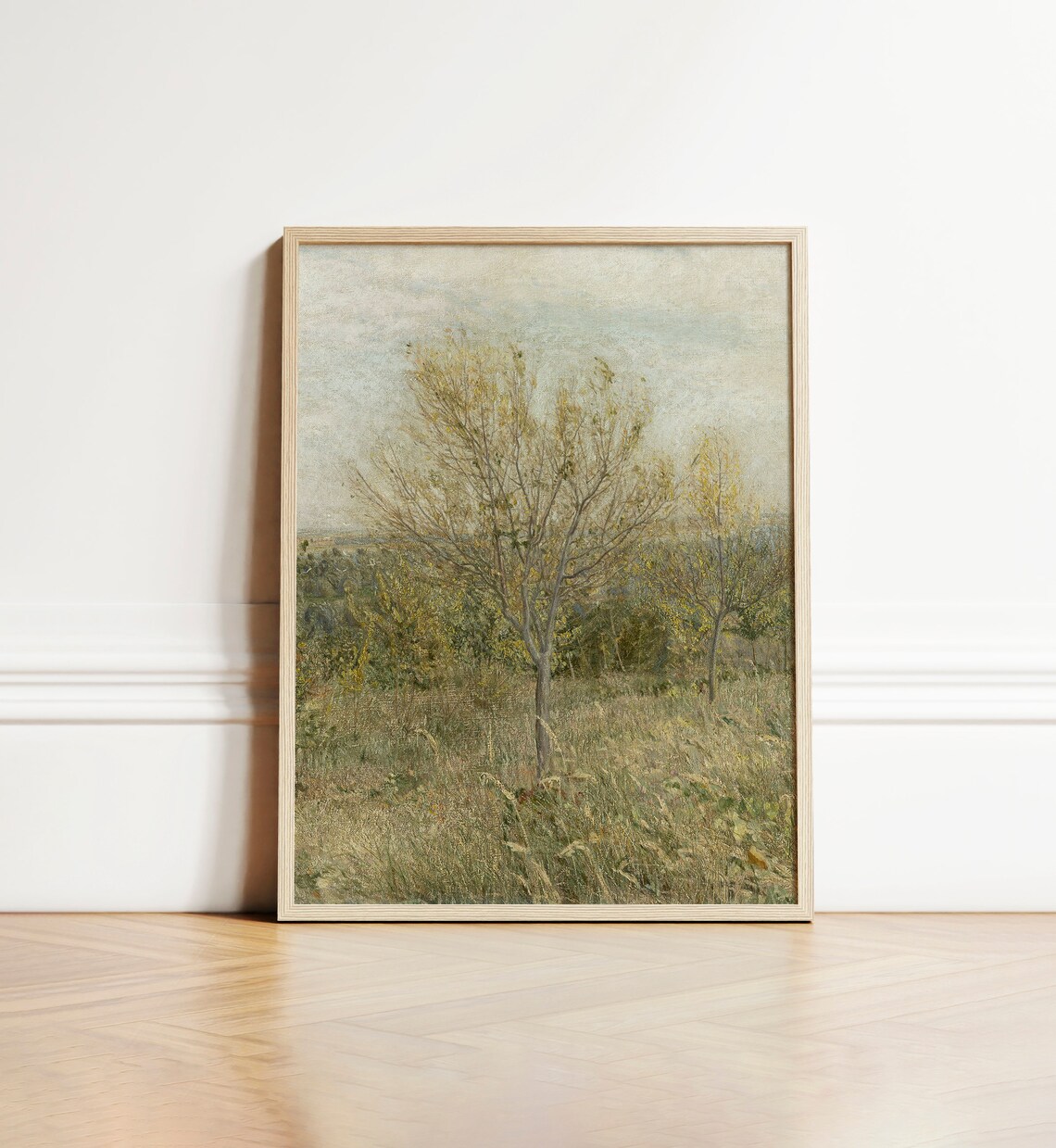 Vintage Tree Painting, Farmhouse Cottage Style Art Print - Image 2