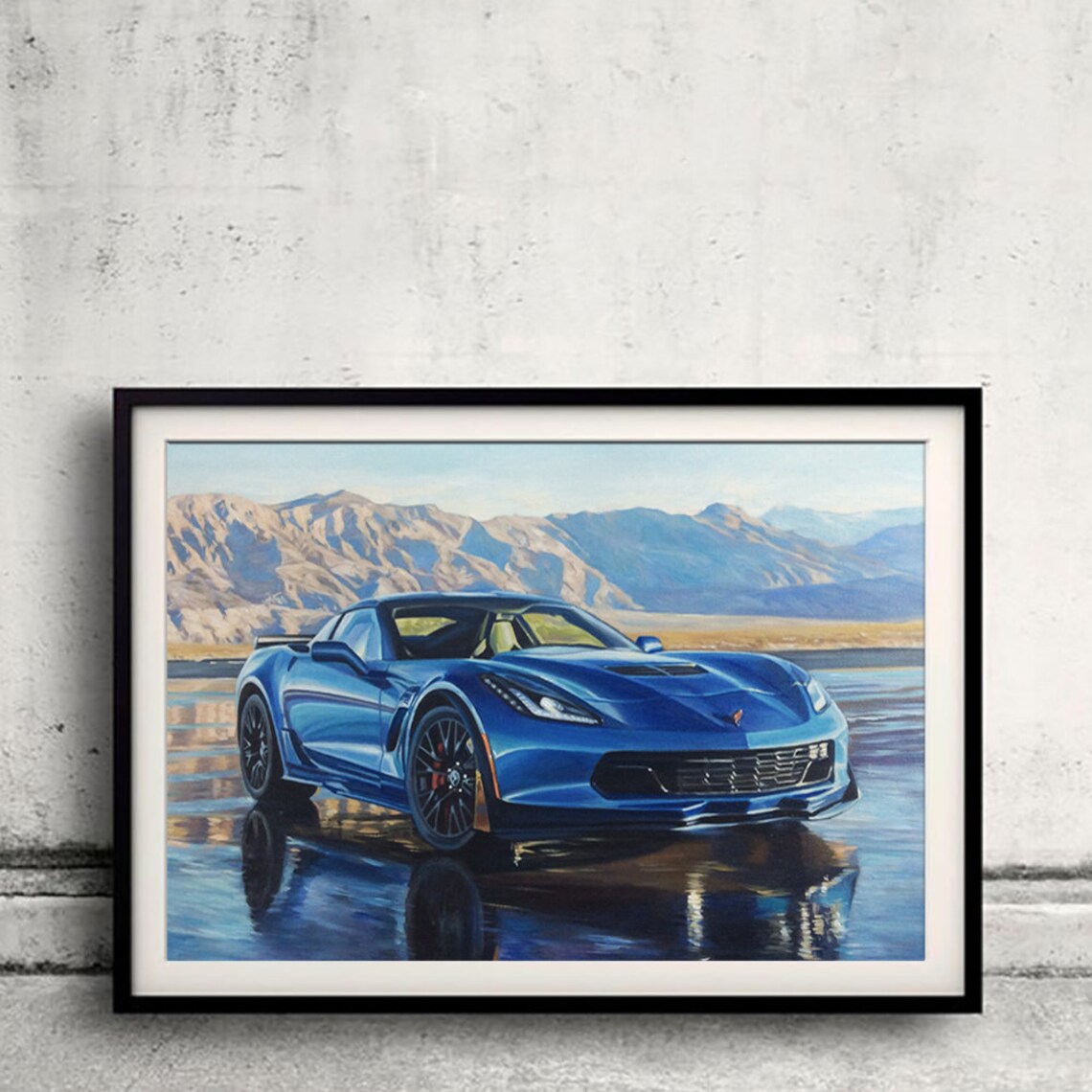 Custom Oil On Car Portraits, Personalized Art Print - Image 3
