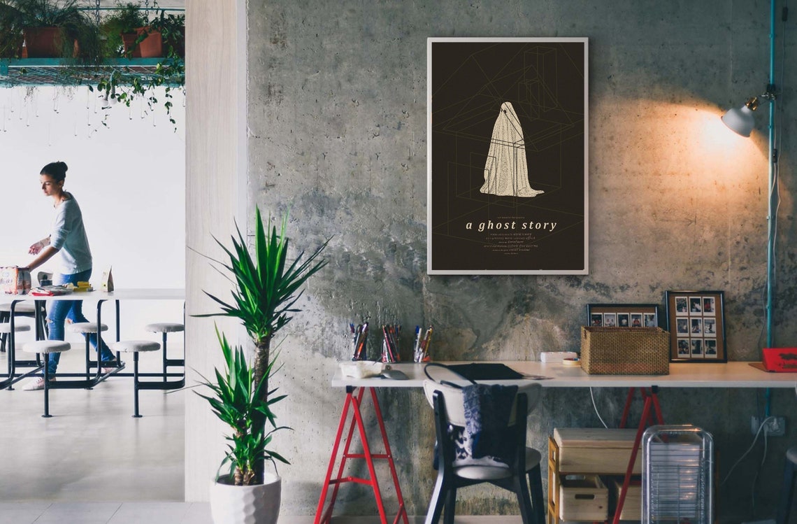 A Ghost Story A24 Sheet Ghost Minimalist Horror Movie Art Poster - Image 3