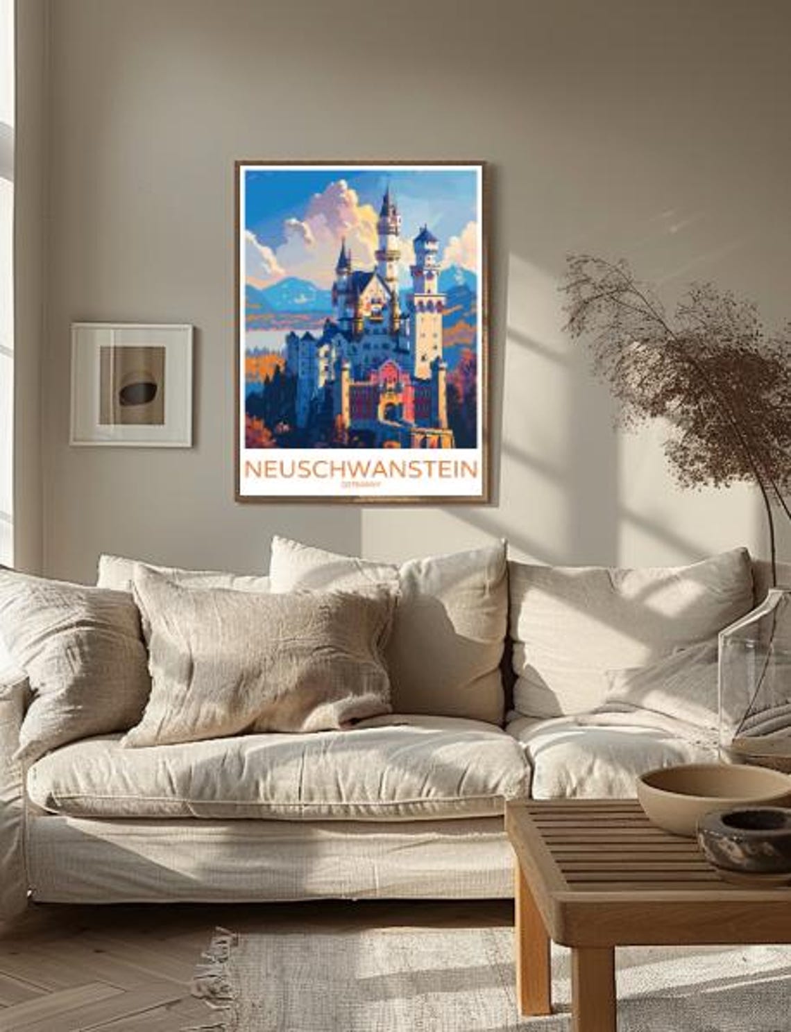 Neuschwanstein Castle Bavaria Fairytale Towers Germany Travel Poster - Image 2