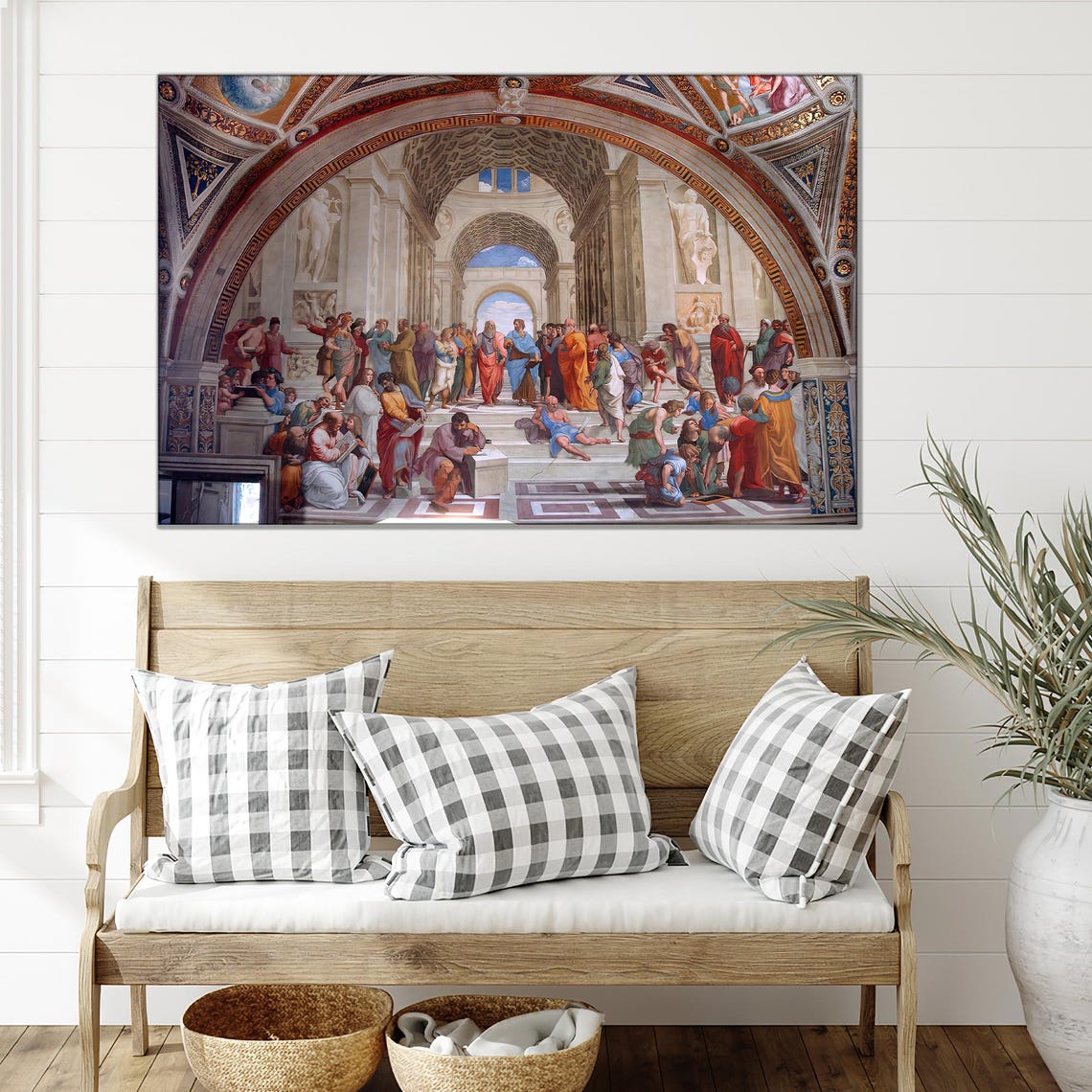 Raphael School of Athens Renaissance Fresco Classic Art Poster