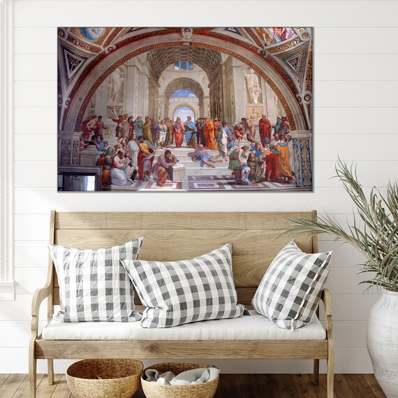 Raphael School of Athens Renaissance Fresco Classic Art Poster