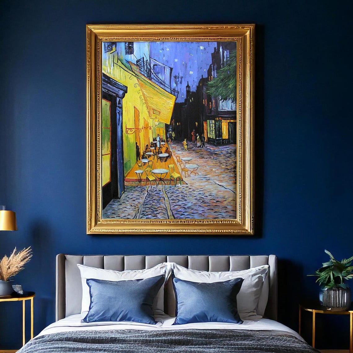 Van Gogh Cafe Terrace At Night Starry Sky Classic Art Poster - Image 3