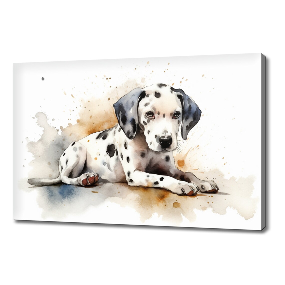 Dalmatian Puppy Dog Watercolour Painting Print Art Animals Wall Art Print On Gift For Dog Lover Dog Picture Print