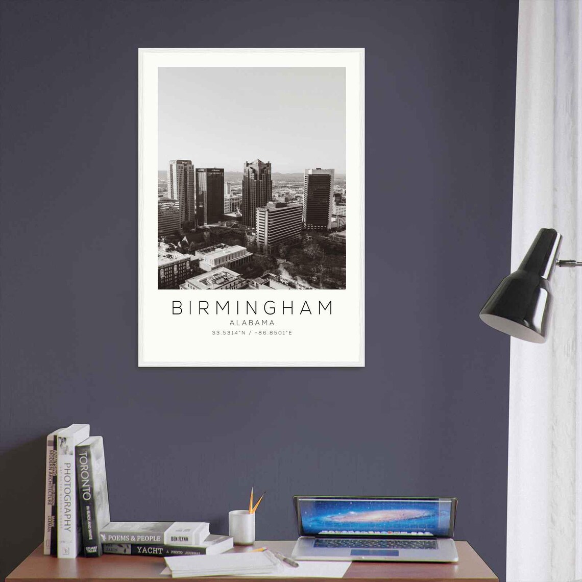 Birmingham Alabama Minimalist Travel Poster, Art Print - Image 3