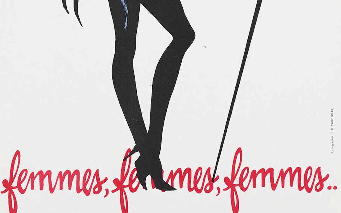 Moulin Rouge 1960s Paris Cabaret, Vintage Art Poster - Image 2