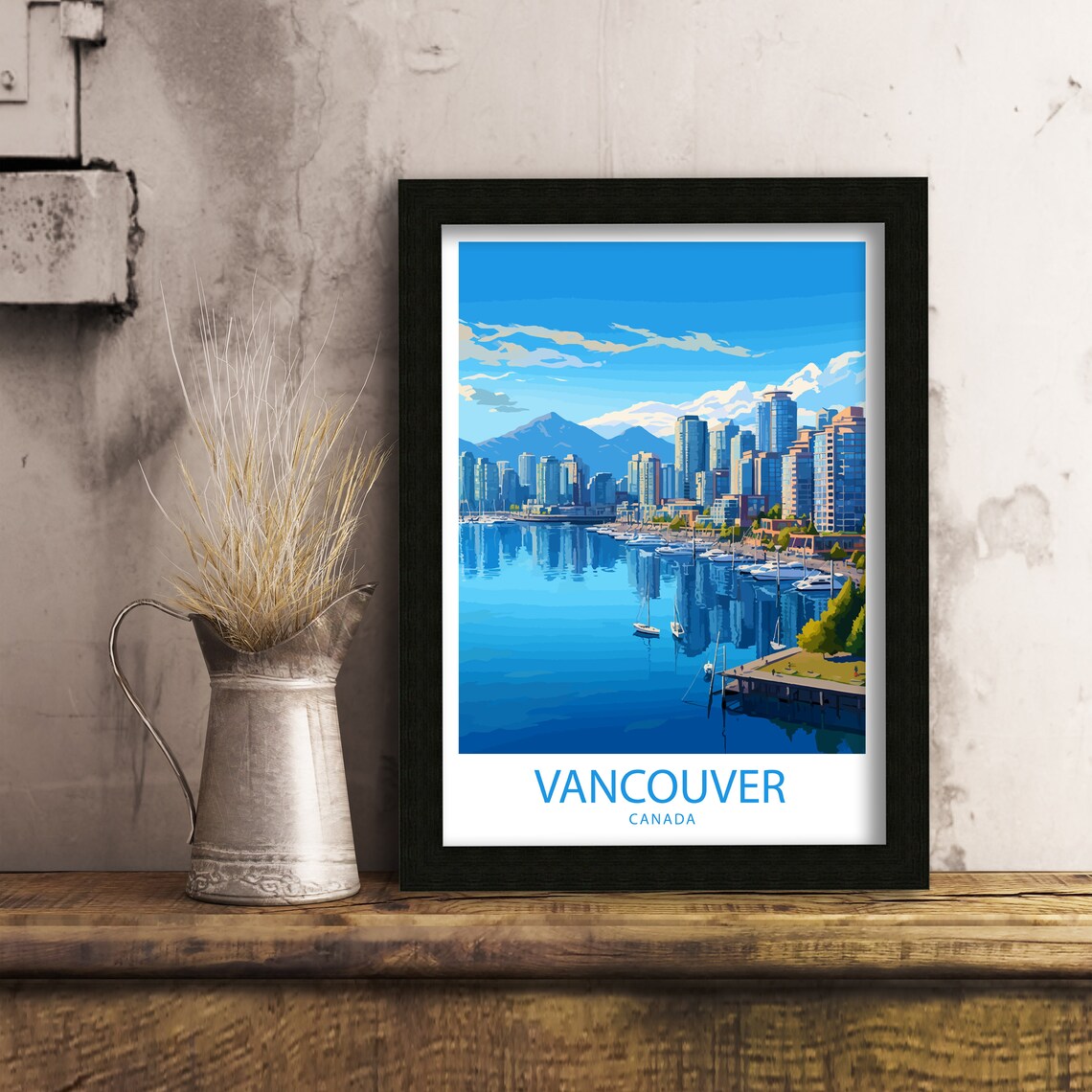 Vancouver Travel Print, Canada City Wall Decor - Image 6