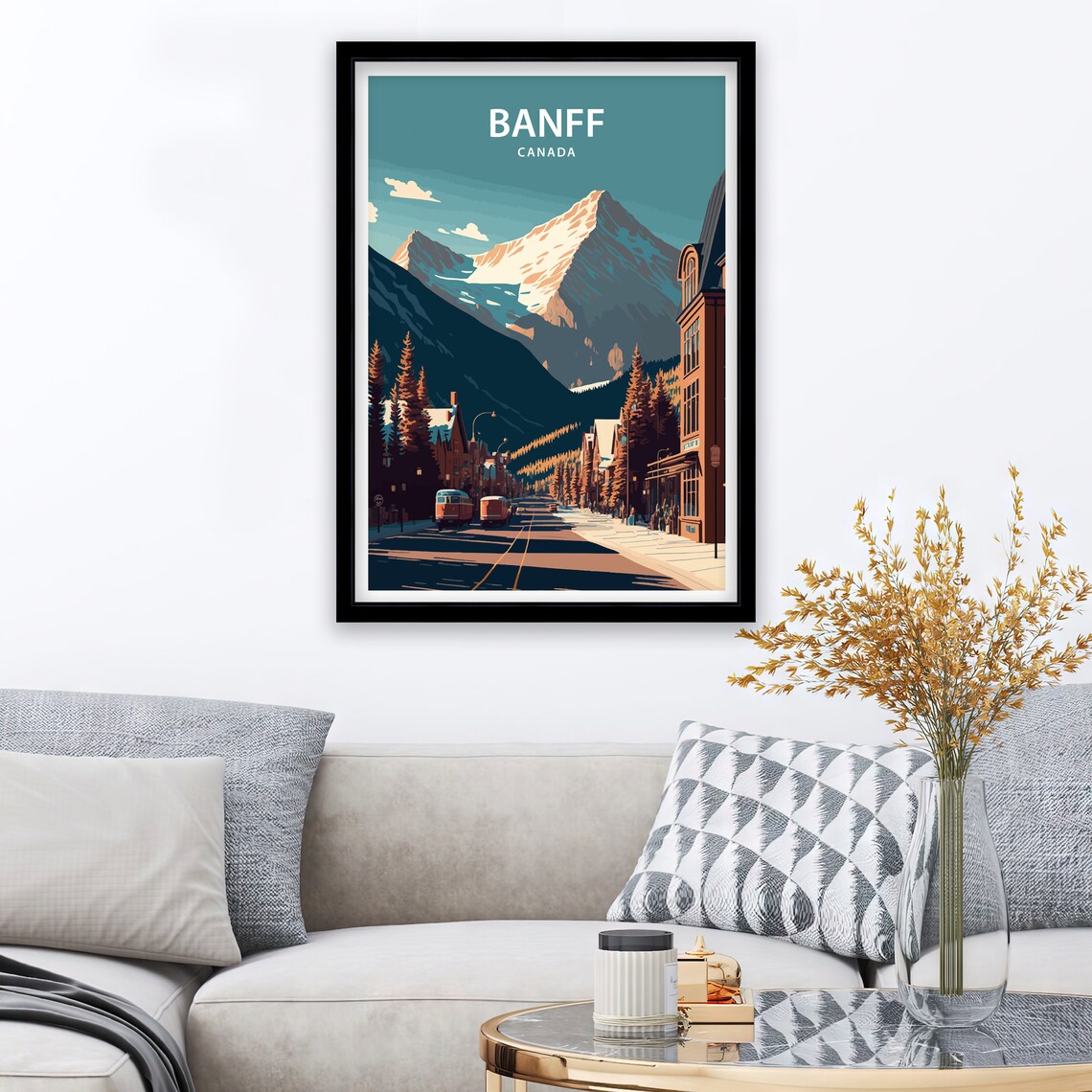 Banff National Park, Canadian Rockies Travel Poster - Image 2