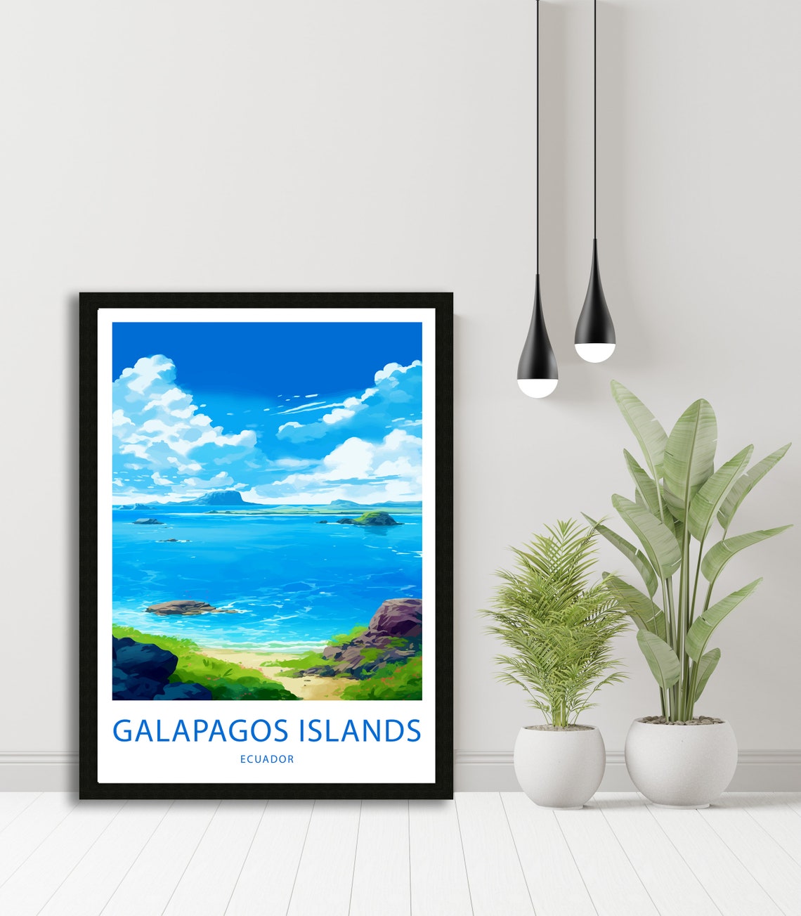 Galapagos Islands Print Galapagos Islands Ecuador Poster Home Dcor Galapagos Islands Ecuador Wall Art Galapagos Islands Ecuador Wall Decor - Image 5