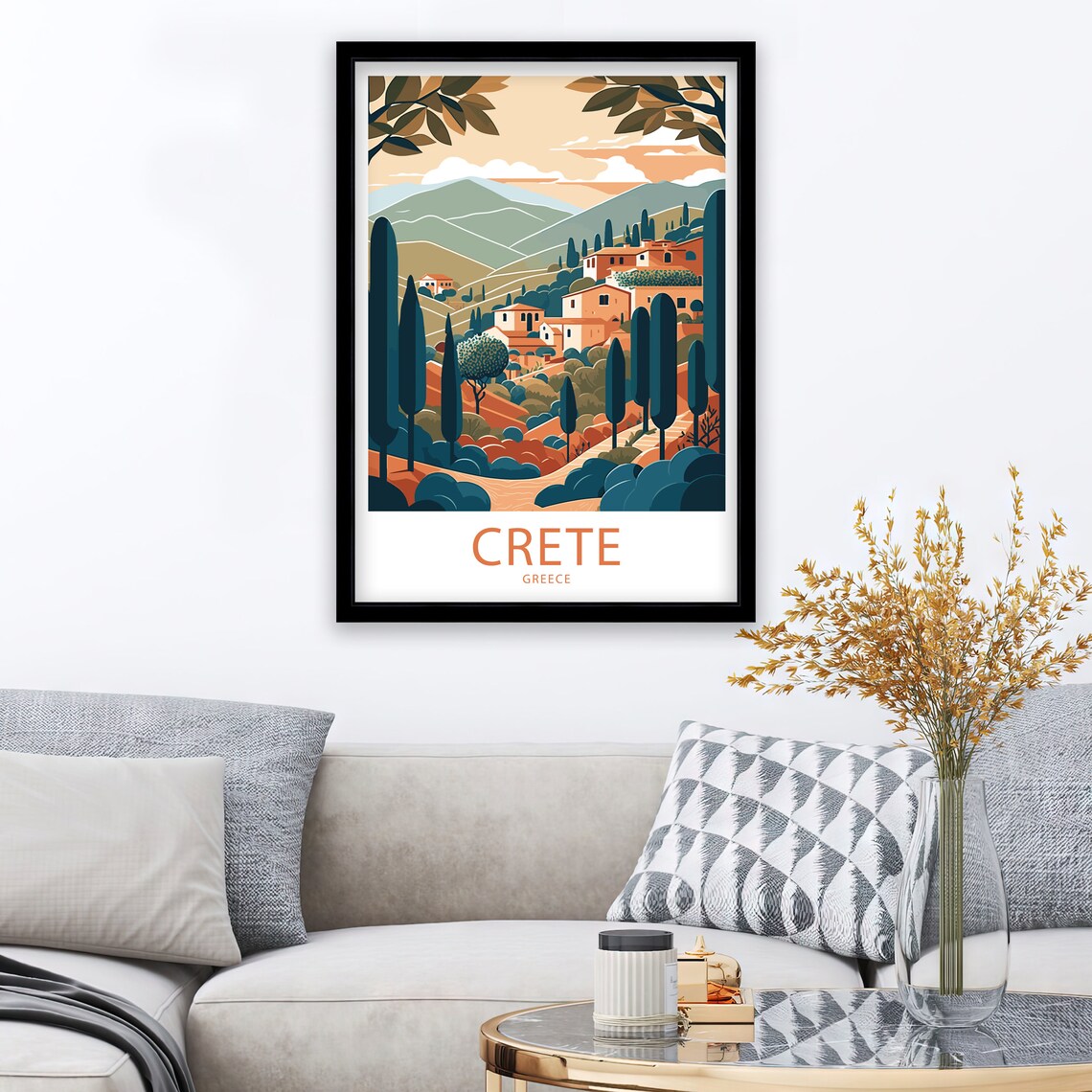Crete Travel Poster, Greece Room Decor - Image 3