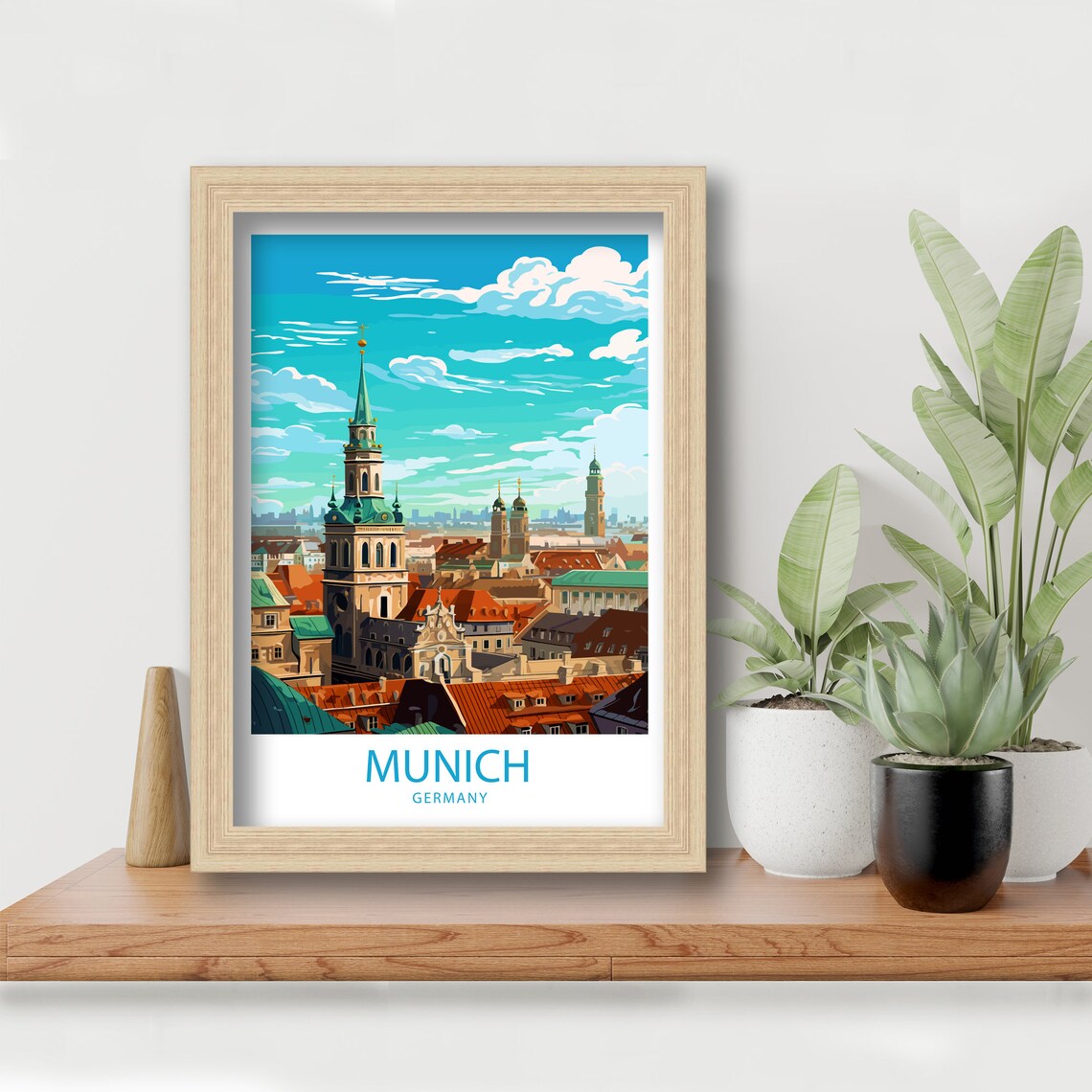 Munich Germany Travel Poster - Image 5