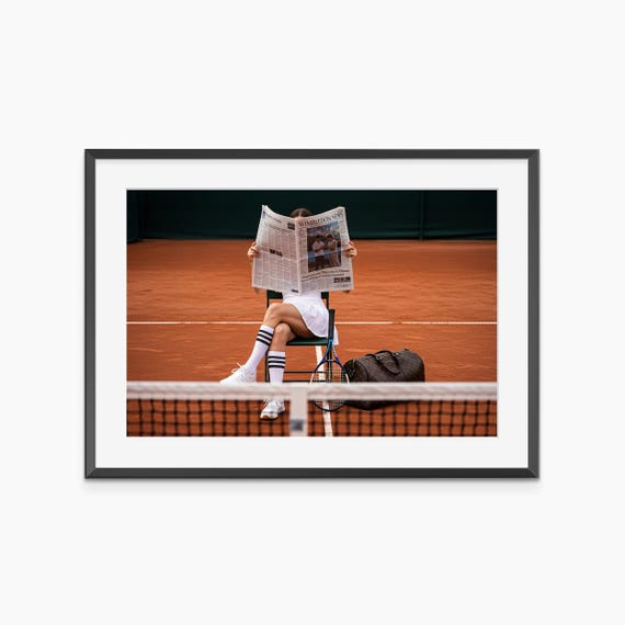 Fashion Poster Photography Prints Wall Art Tennis Print Trendy Fine Museum Quality