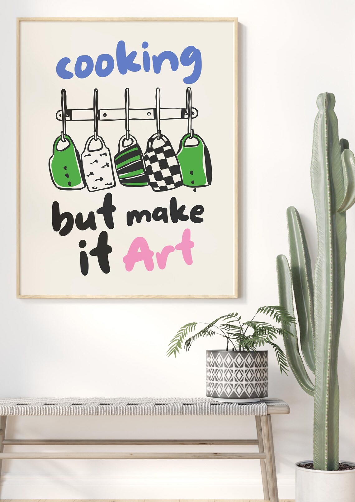 Cooking But Make It Art, Minimalist Typography - Image 2