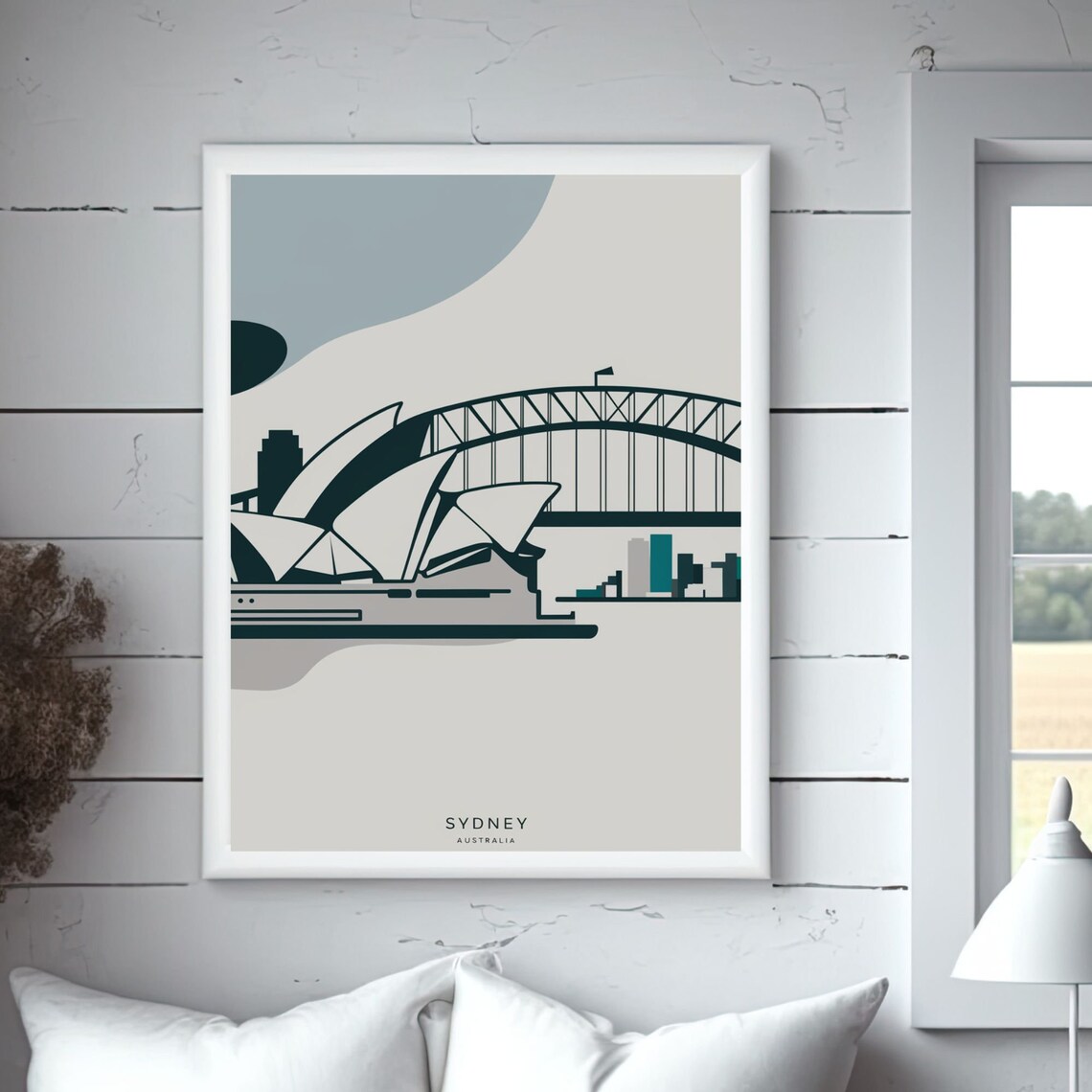 Sydney Print Art Travel Print Sydney Australia Sydney Opera House Travel Exhibition Print Opera House Poster Travel Gift Wall Art