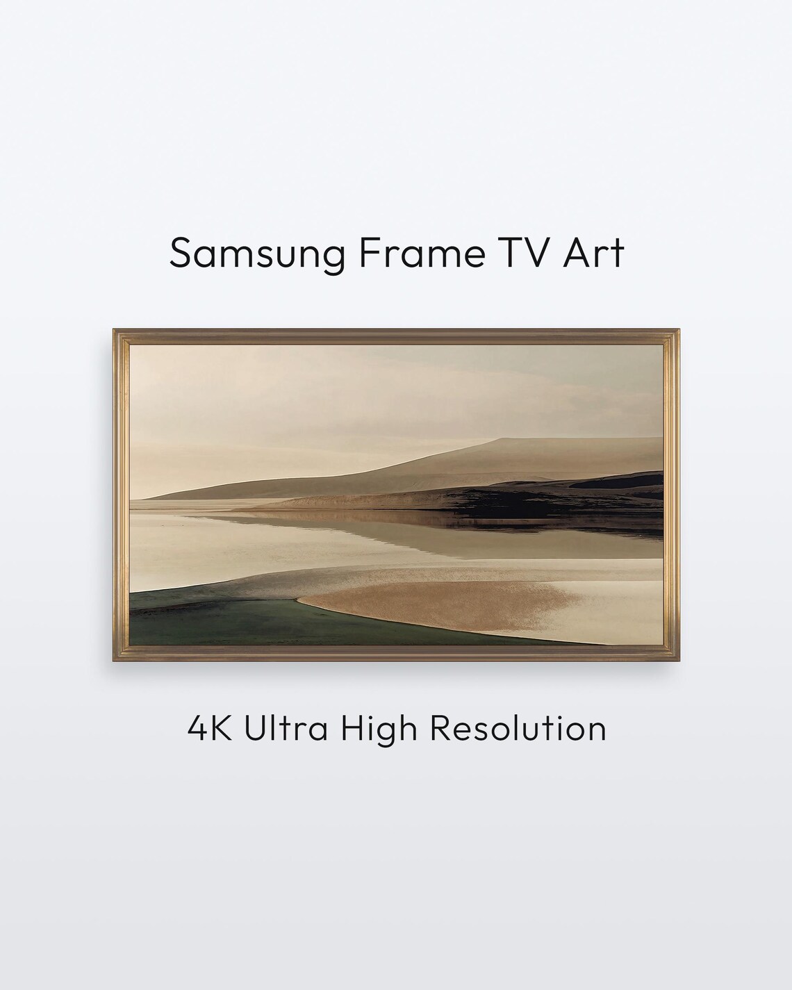 Samsung Frame Tv Abstract Image Minimalist Modern Landscape 4k Print