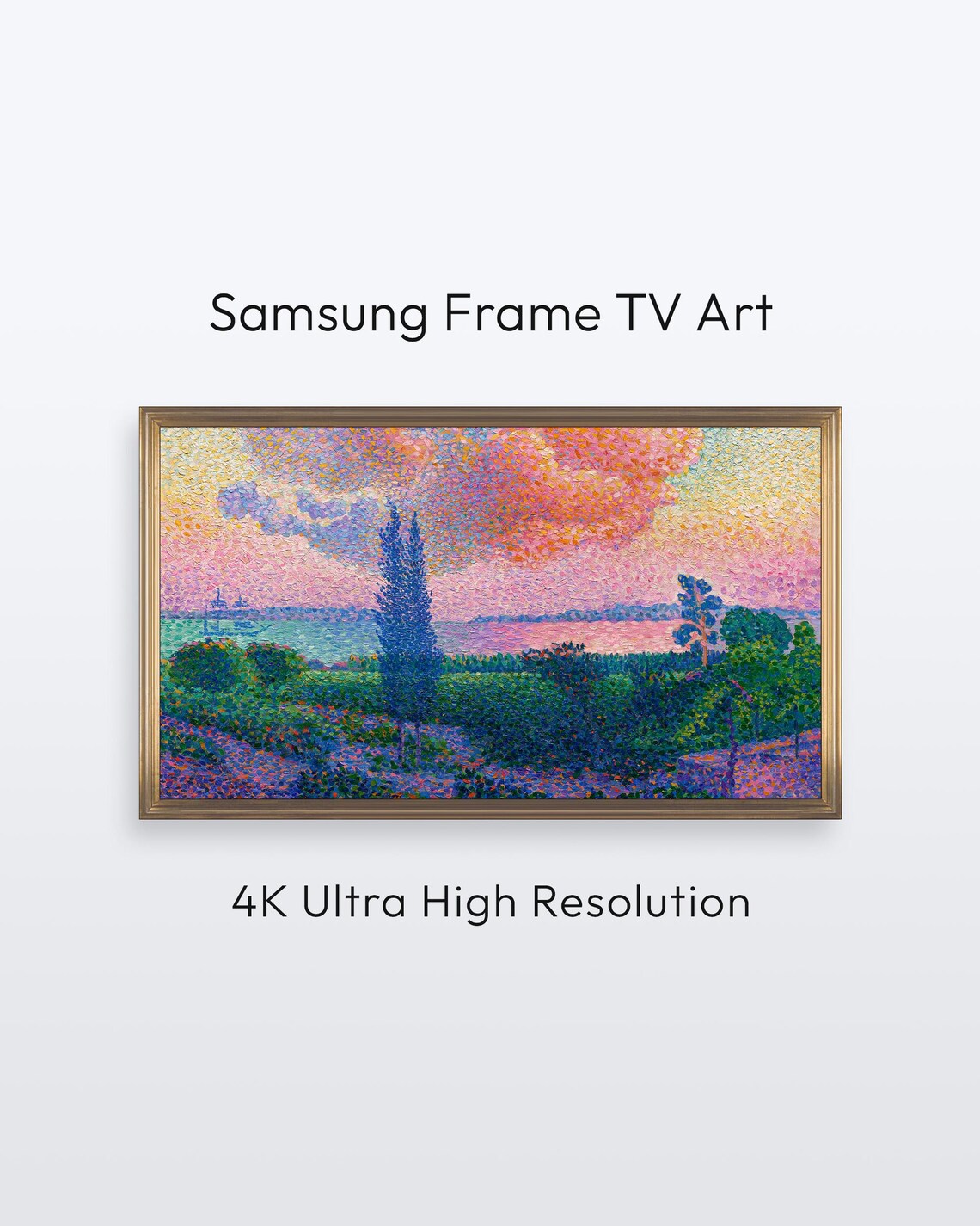 Henri Edmond Cross The Pink Cloud Art Print