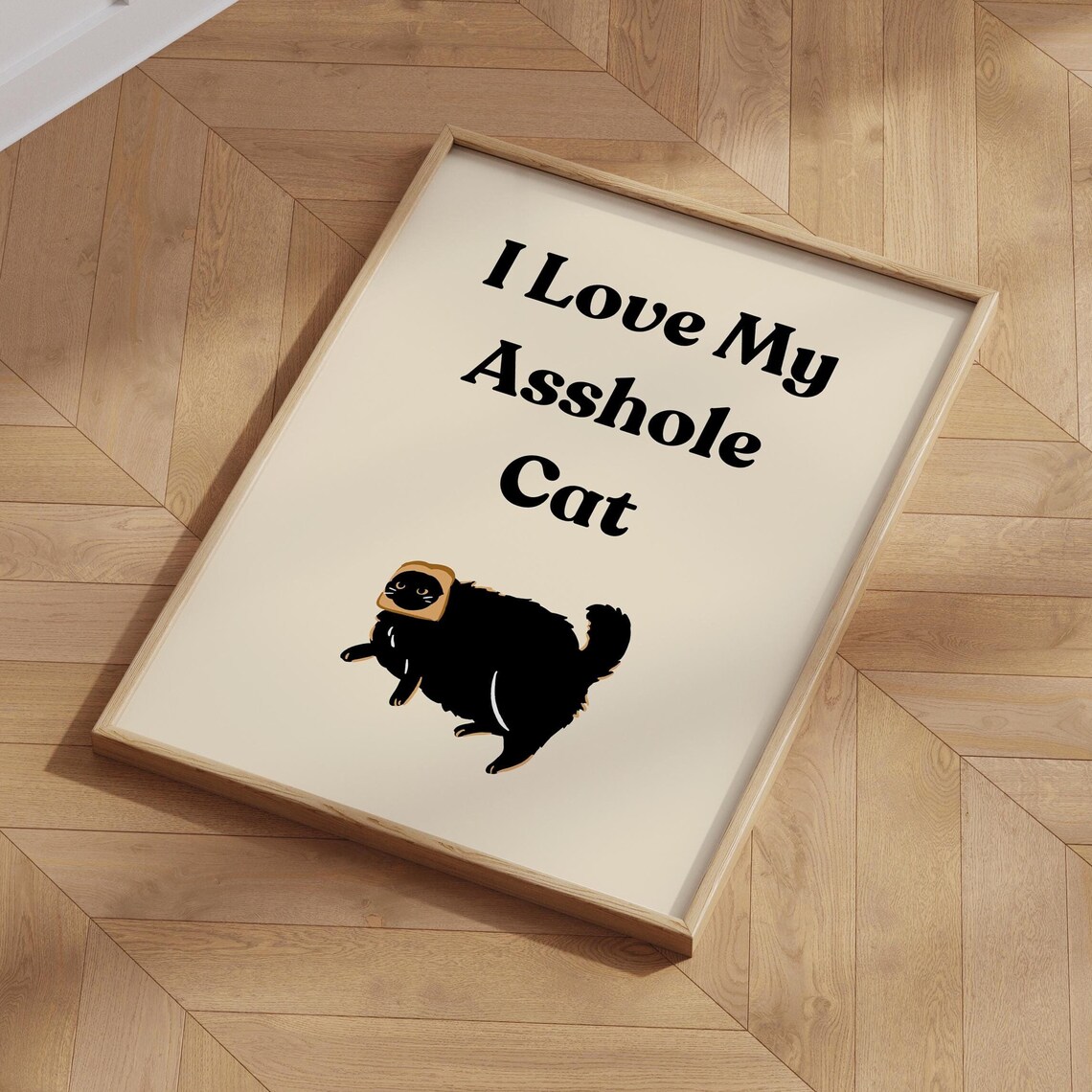 I Love My Cat, Funny Cat Mom Poster - Image 6