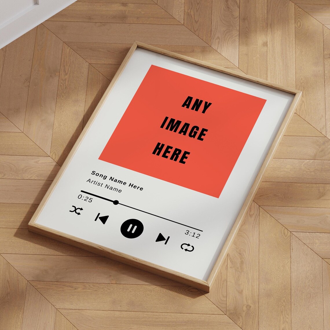 Custom Music Album Poster, Personalized Gift For Her
