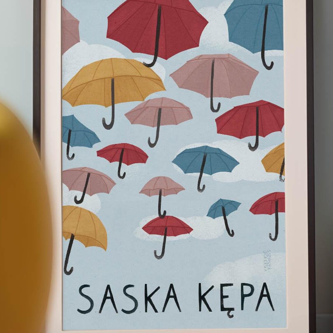 Saska Kpa Warszawa Poland Travel Poster Print